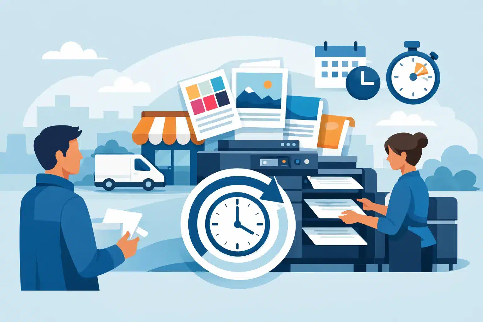 Print Shop Turnaround: What to Expect Locally
