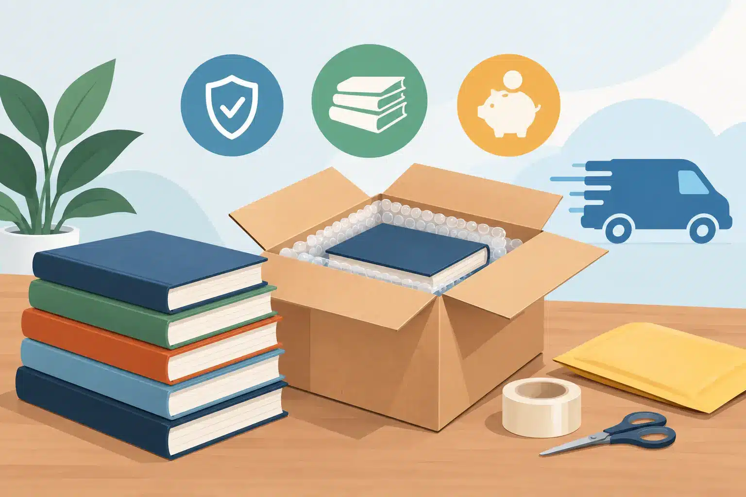 How to Ship Books Safely Without Paying Too Much